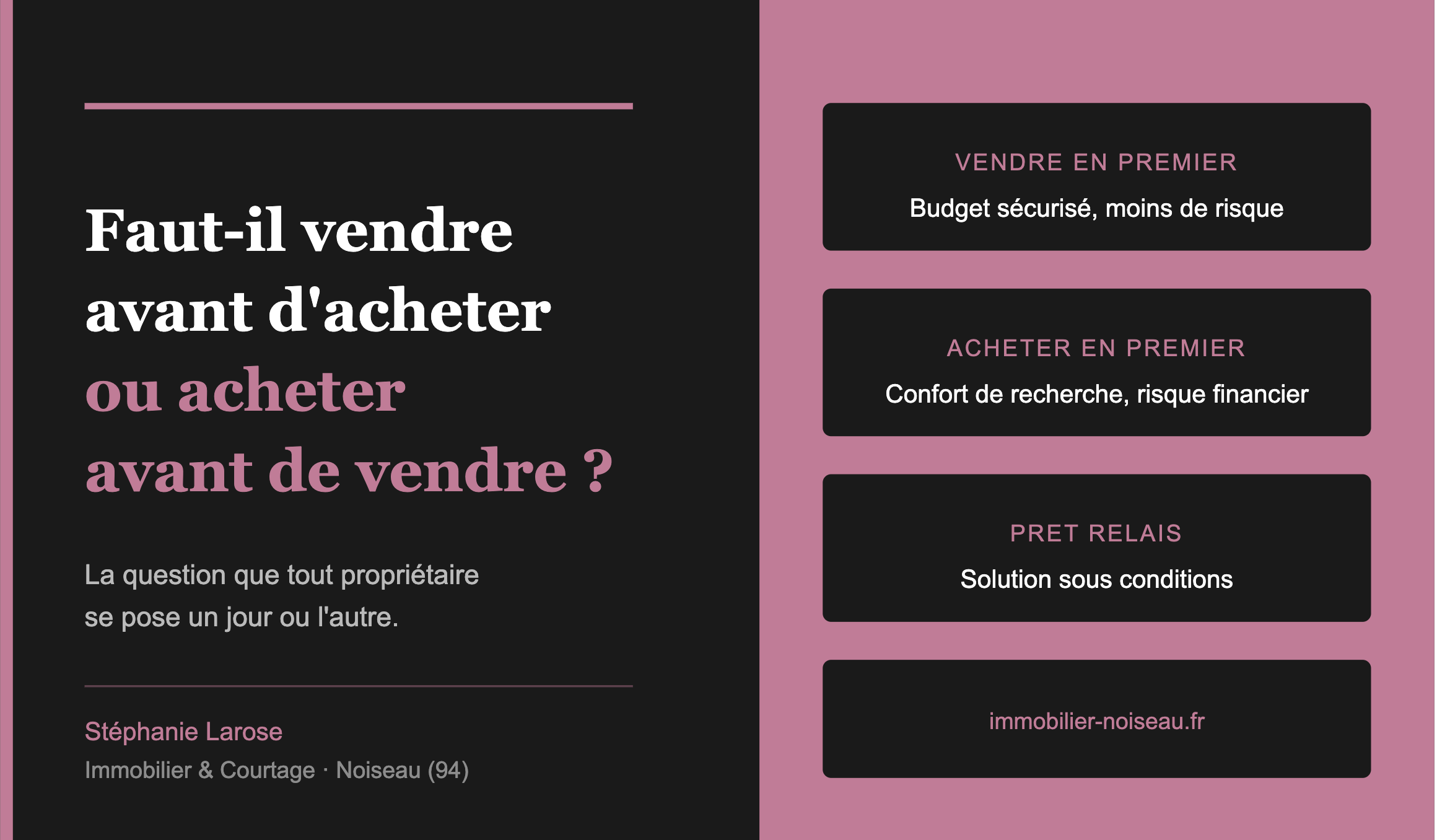 financement et immobilier NOISEAU